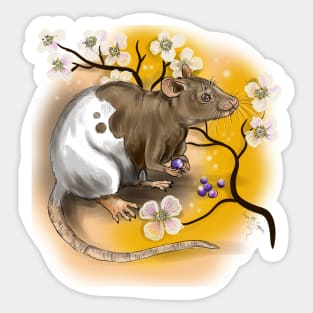 Chinese Zodiac Animal Year of the Rat Sticker